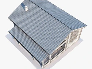 log house 05 3D Model