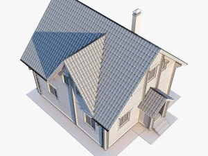 log house 06 3D Model