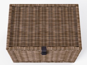 wicker rattan chest ikea byholma 3D Model
