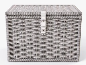 wicker rattan chest ikea byholma 3D Model