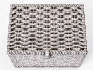 wicker rattan chest ikea byholma 3D Model