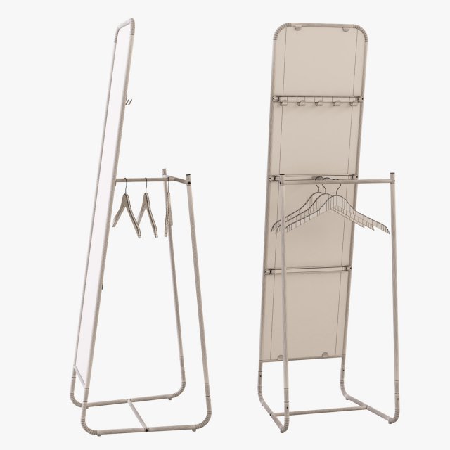 floor mirror ikea knapper 3D Model in Household Items 3DExport