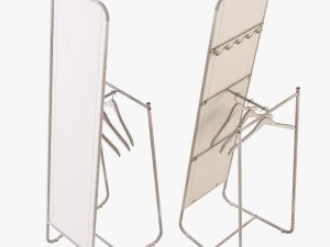 floor mirror ikea knapper 3D Model