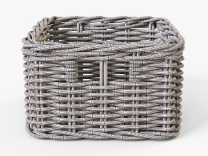 cesta de vime ikea byholma 1 cinza Modelo 3D