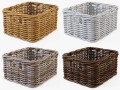 wicker basket ikea byholma 1 set 4 color 3D 모델