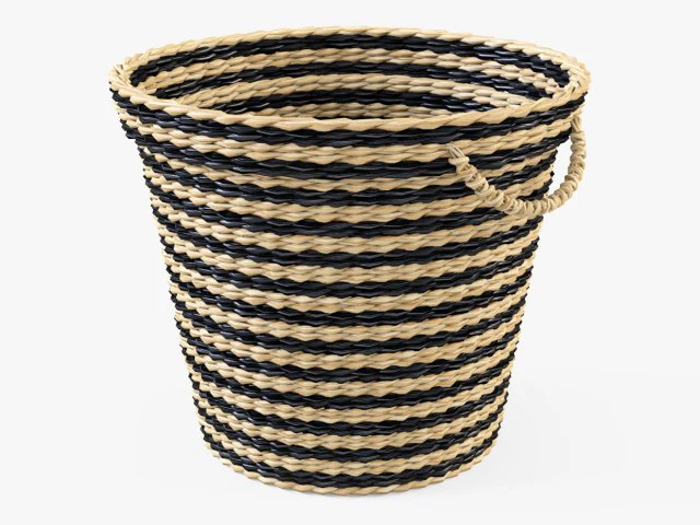 wicker basket ikea maffens 3D Model .c4d .max .obj .3ds .fbx .stl .blend 