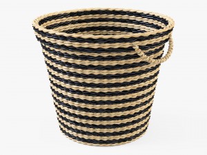 wicker basket ikea maffens 3Dモデル