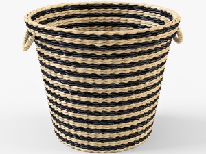 wicker basket ikea maffens Modelo 3D
