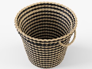 wicker basket ikea maffens Modelo 3D