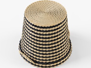 wicker basket ikea maffens Modelo 3D