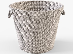 wicker basket ikea maffens Modelo 3D