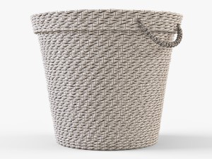 wicker basket ikea maffens Modelo 3D