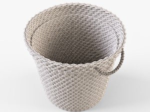wicker basket ikea maffens Modelo 3D