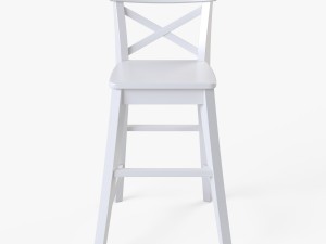 junior chair ikea ingolf white Modelo 3D