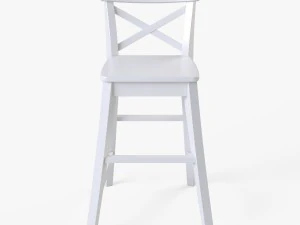 junior chair ikea ingolf white 3D Model