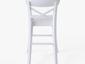 junior chair ikea ingolf white Modelo 3D