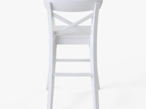 junior chair ikea ingolf white 3D Model