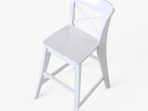 junior chair ikea ingolf white Modelo 3D