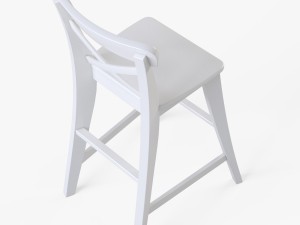 junior chair ikea ingolf white Modelo 3D