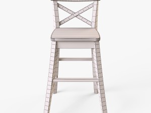 junior chair ikea ingolf white Modelo 3D