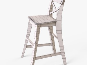 junior chair ikea ingolf white Modelo 3D