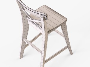 junior chair ikea ingolf white Modelo 3D