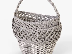 wicker basket 01 3D Model