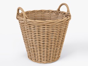 wicker basket ikea nipprig 3D Модель