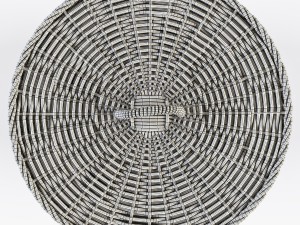 wicker laundry basket 02 3Dモデル