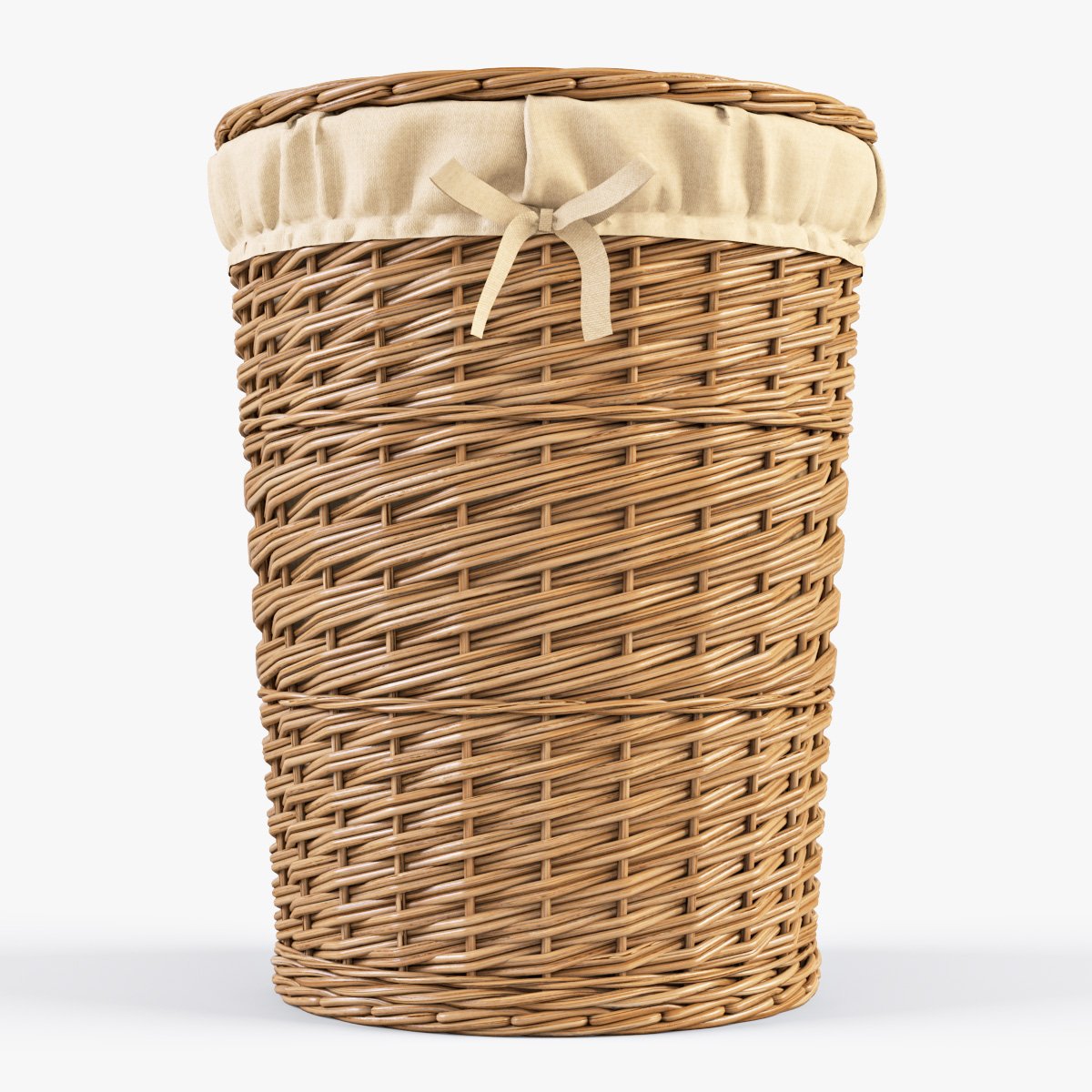 Bathroom Towel Basket 3D model