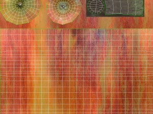 wicker basket 04 brown color with apples 3D Модель