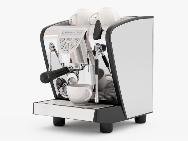 espresso machine simonelli musica Model 3D .c4d .max .obj .3ds .fbx .stl .blend