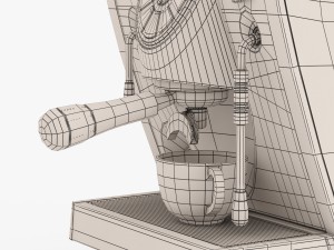espresso machine simonelli musica Model 3D