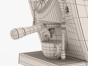 espresso machine simonelli musica 3D Model
