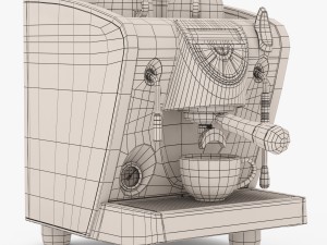 espresso machine simonelli musica Model 3D