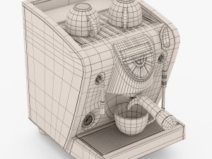espresso machine simonelli musica Model 3D