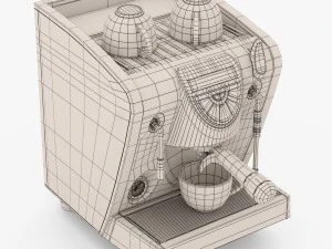 espresso machine simonelli musica 3D Model