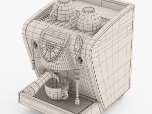espresso machine simonelli musica Model 3D