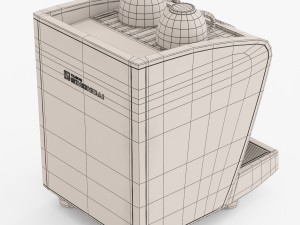 espresso machine simonelli musica Model 3D