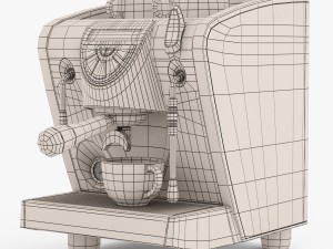 espresso machine simonelli musica Model 3D