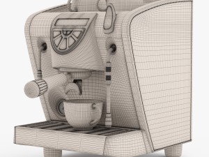 espresso machine simonelli musica Model 3D