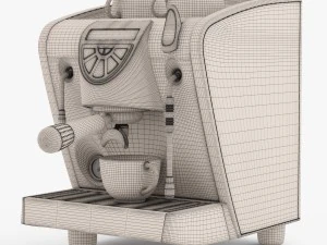 espresso machine simonelli musica 3D Model