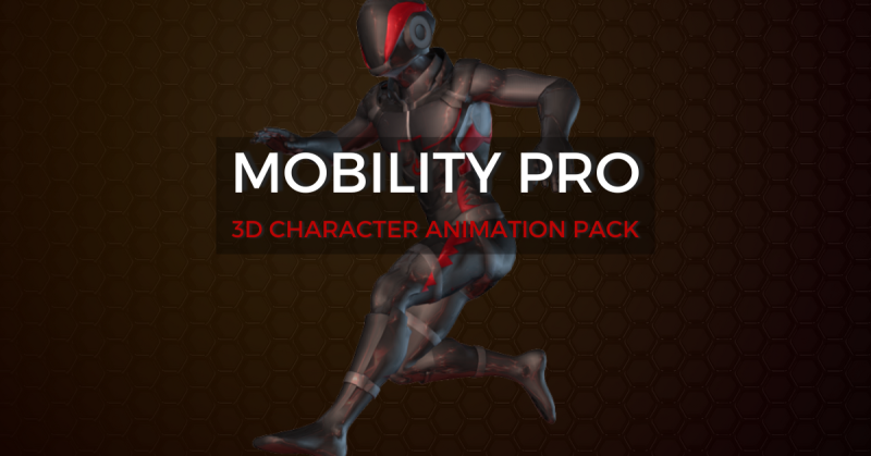 Mobility 3d Character Animations 3D Model .c4d .max .obj .3ds .fbx .stl .blend 