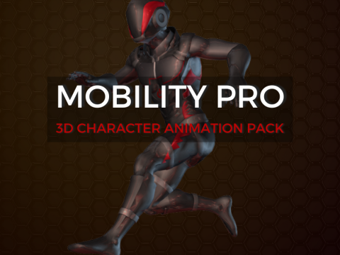 Mobility 3d Character Animations 3D Модель