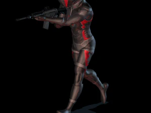 Fbx rifle starter 3d character animation pack 3D Model