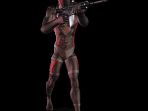Fbx rifle starter 3d character animation pack 3D Model
