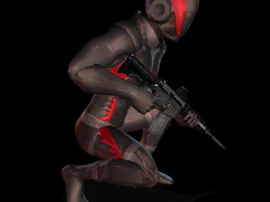 Fbx rifle starter 3d character animation pack 3D Model