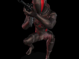 Fbx rifle starter 3d character animation pack 3D Model