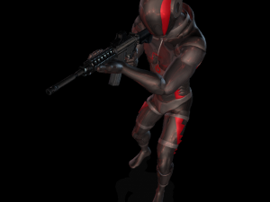 Fbx rifle starter 3d character animation pack 3D Модель