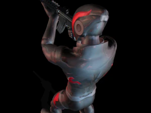 Fbx rifle starter 3d character animation pack 3D Model